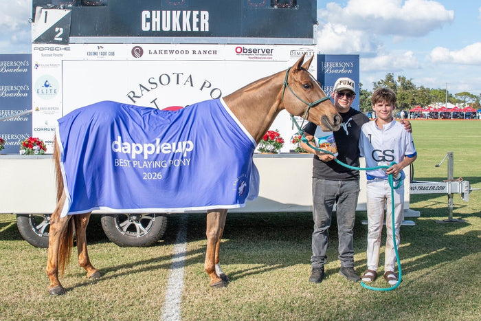Dapple Up Proudly Sponsors Best Playing Pony During the 2026 Sarasota Polo Season