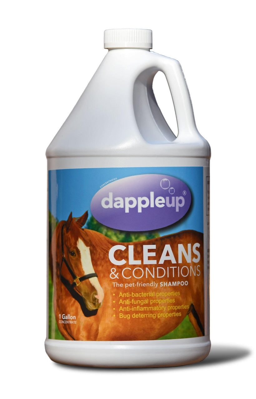 Dapple Up Healthy Equine Shampoo – 1 Gallon | Plant-Based Horse Shampoo