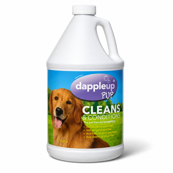 Dapple Up Pup Healthy Dog Shampoo – 1 Gallon | Plant-Based Dog Shampoo